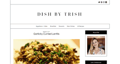 Desktop Screenshot of dishbytrish.com