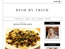 Tablet Screenshot of dishbytrish.com